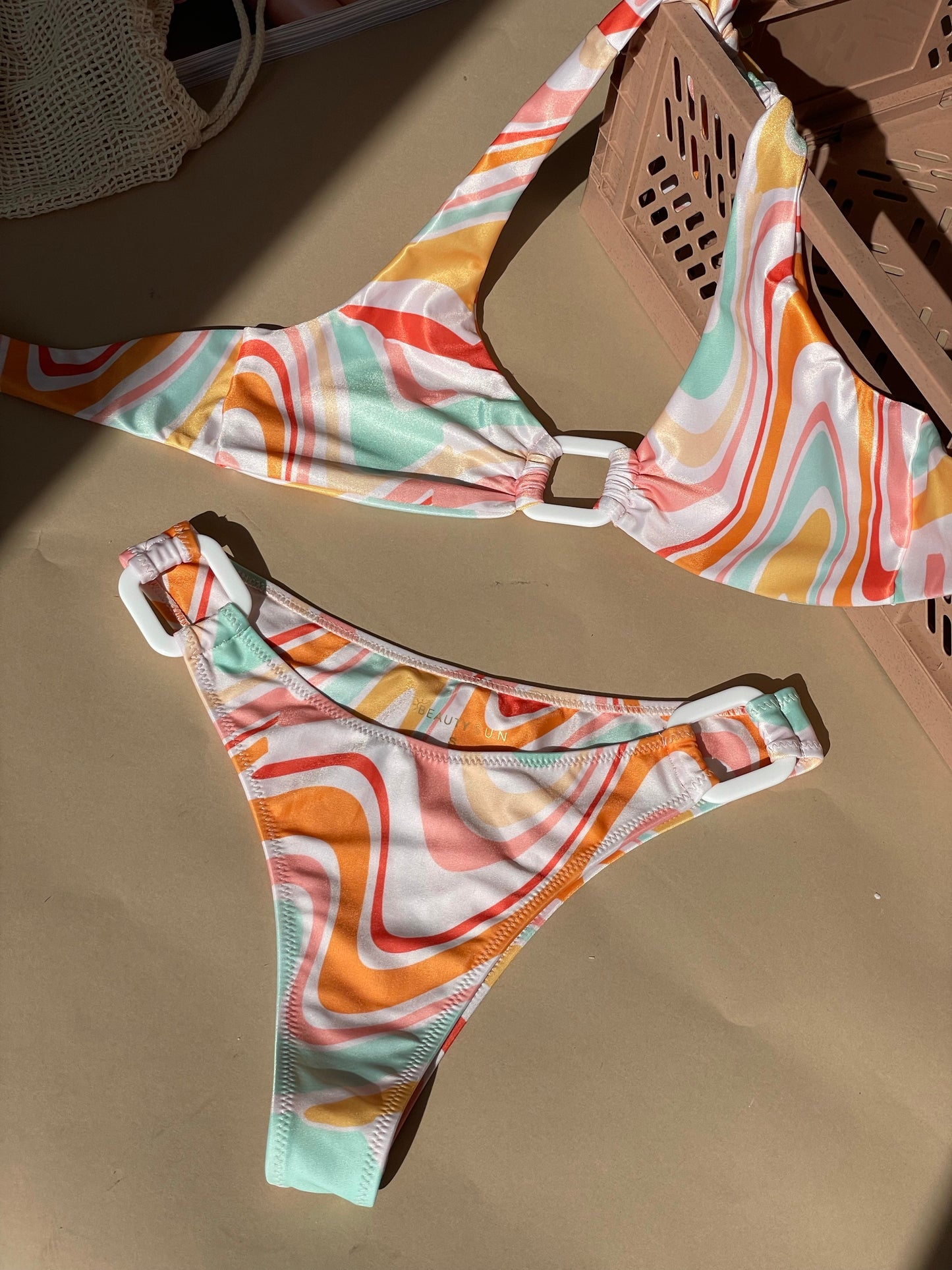 PINA COLADA - RECYCLED FABRIC SOCKS