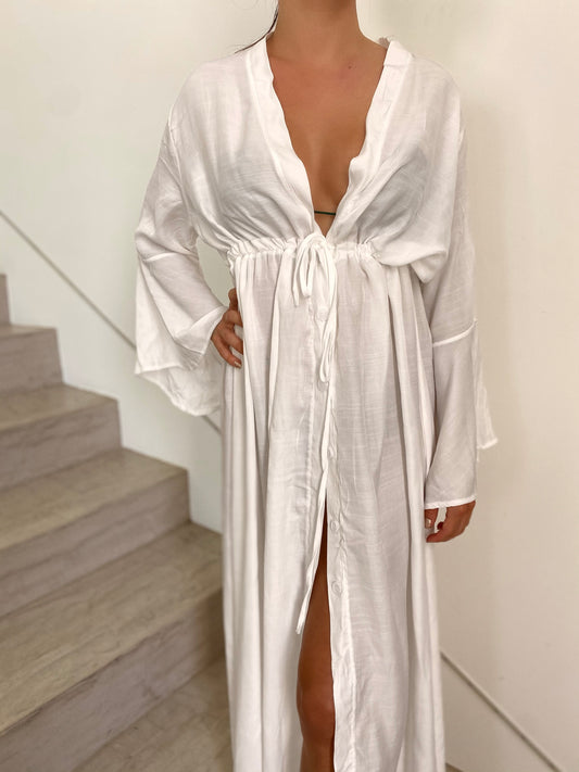IRIA BEACH DRESS - WHITE